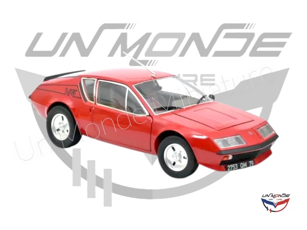 Alpine A310 V6 1979 Rouge avec deco V6