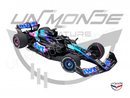 Alpine A524 Presentation E.OCON 2024 Blue