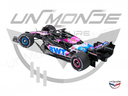 Alpine A524 Presentation P.GASLY 2024 Pink