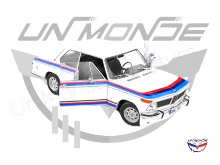 BMW 2002 TII Turbo Evocation  1971 White