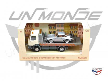 Breakdown Truck Plastigam and Porsche 911 Jet-Car Set