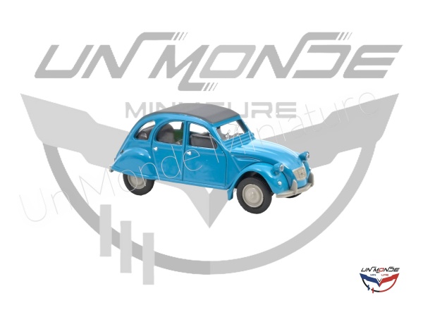 Citroen 2CV Bleu Ptrel