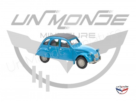 Citroen 2CV Bleu Pétrel