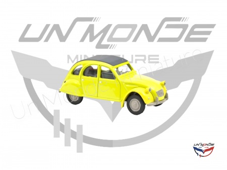 Citroen 2CV Jaune Cédrat