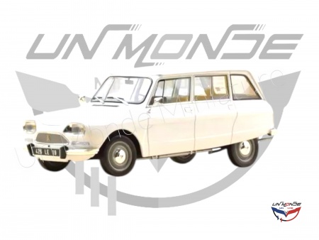 Citroen Ami 8 Break 1975 Blanc