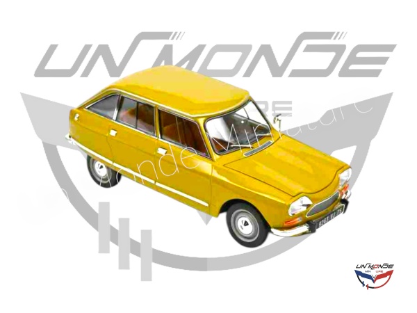 Citroen Ami 8 Club 1969 Bouton d\'Or Yellow