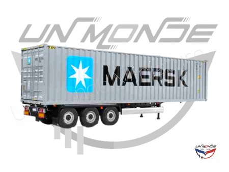 Container Trailer Maersk Grey