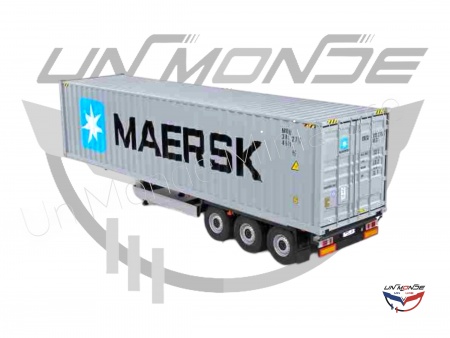 Container Trailer Maersk Grey