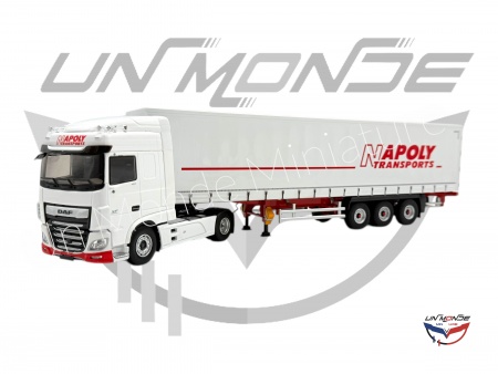 Daf XF MY17 Space Cab Remorque Tautliner NAPOLY