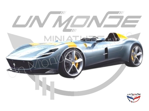 Ferrari Monza SP-1 Grey & Yellow