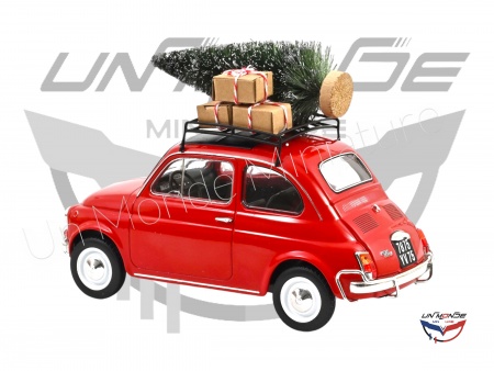 Fiat 500 L 1968 Red Christmas