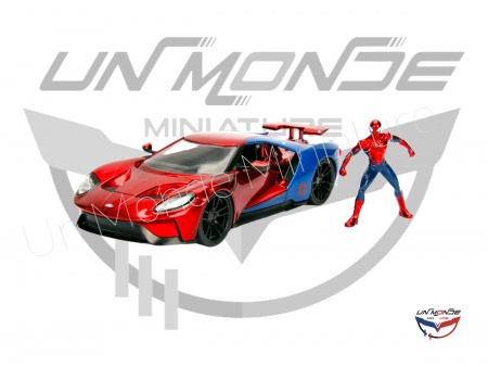 Ford GT With Spider Man Red 2017