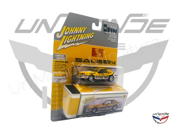 Ford Mustang GT Saleen General Tire 1988 Yellow and White