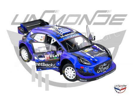 Ford Puma Rally1 Hybrid #9 SERDERIDIS -MICLOTTE 2022 Blue