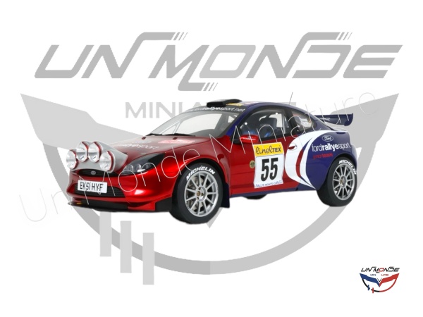 Ford Puma Super 1600 Red Duval Rallye Monte Carlo 2002