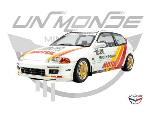 Honda Civic EG6 Solido Works Mugen Racing 1992 White