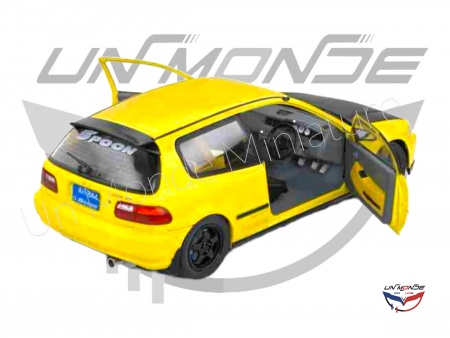 Honda Civic EG6 Spoon Version 1991 Yellow