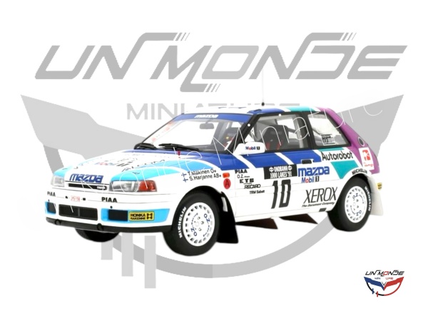 Mazda 323 GTX GR.A #10 T.MKINEN 1000 Lakes Rally 1991 White