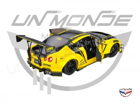 Nissan GT-R R35 With Liberty Walk Body Kit 2.0 2020 Yellow