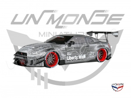 Nissan GT-R With Liberty Walk Body Kit 2.0 Catalogue Design 2020