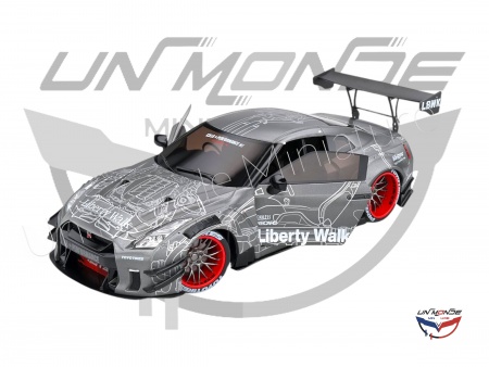 Nissan GT-R With Liberty Walk Body Kit 2.0 Catalogue Design 2020