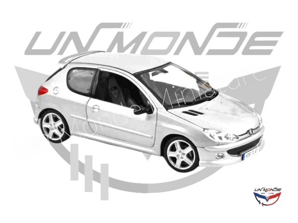 Peugeot 206 RC 2003 Aluminium Silver