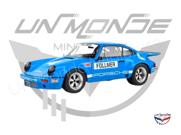 Porsche 911 #4 FOLLMER IROC Riverside 1974 Blue