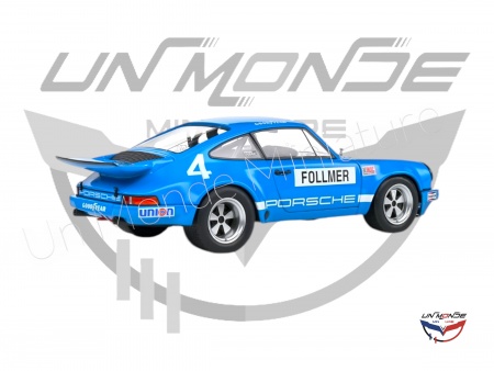 Porsche 911 #4 FOLLMER IROC Riverside 1974 Blue