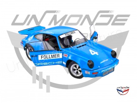 Porsche 911 #4 FOLLMER IROC Riverside 1974 Blue