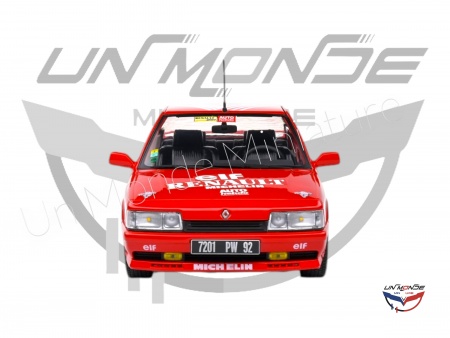 Renault 21 Turbo MK.1 Record de Vitesse sur Glace 1988 Red