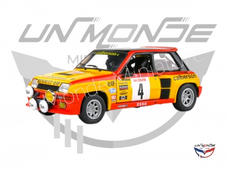 Renault 5 Turbo #4 RAGNOTTI-ANDRIE 1980 Yellow