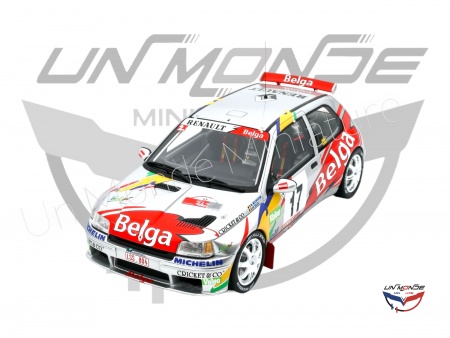 Renault Clio Maxi Kit Car White B.MUNSTER Ypres Rallye 1995