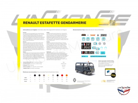 Renault Estafette Gendarmerie New Mould