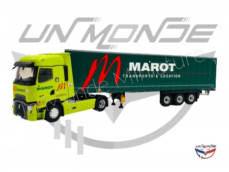 Renault T520 HIGH 2021 semi-remorque tautliner transport MAROT