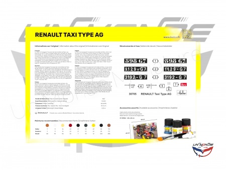 Renault Taxi Type AG STARTER KIT