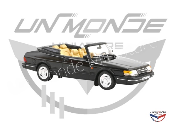 Saab 900 Turbo Convertible 1992 Black