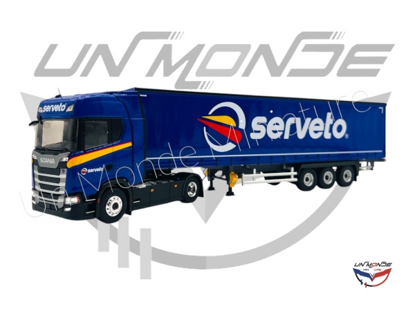 Scania 450S Remorque TAUTLINER SERVETO