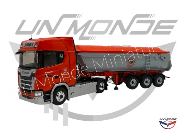 Scania 500S Benne Fruehauf TRANSPORTS JAMET