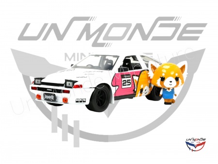 Toyota Trueno AE86 With Aggretsuko Figure 1986