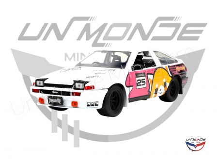 Toyota Trueno AE86 With Aggretsuko Figure 1986