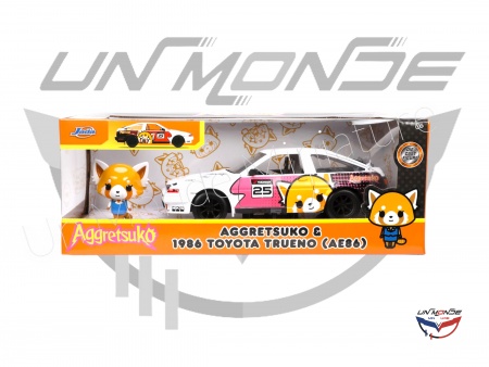 Toyota Trueno AE86 With Aggretsuko Figure 1986