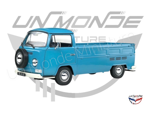 Volkswagen T2 Pick Up 1968 Blue Petrol