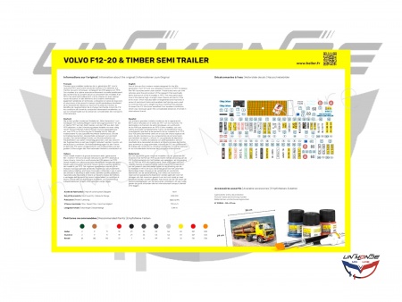 Volvo F12-20 & semi remorque grumiers STARTER KIT