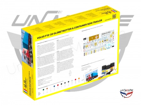 Volvo F12-20 Globetrotter & Container semi trailer STARTER KIT